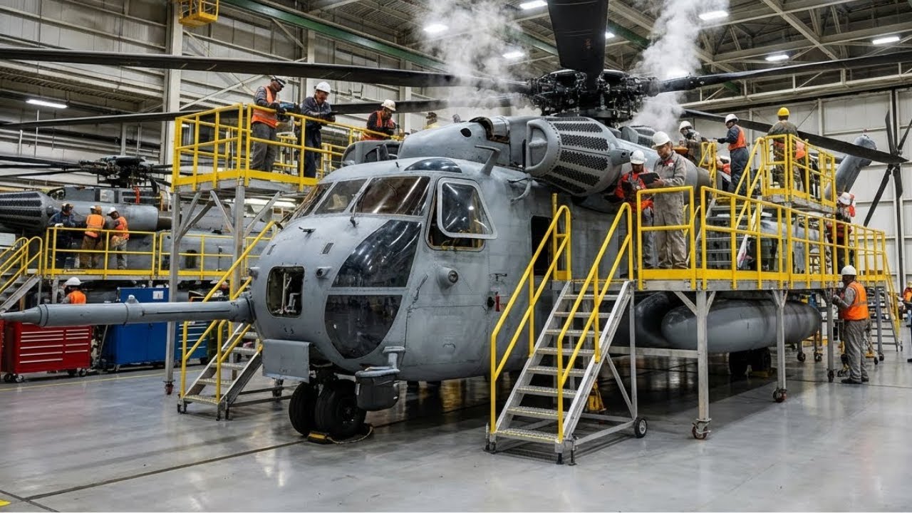 Inside the $87 Million CH-53K Factory: How the Marines Build the Ultimate Heavy-Lift Machine