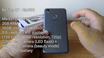 Neffos C7 unboxing and hands-on by TechNave.com