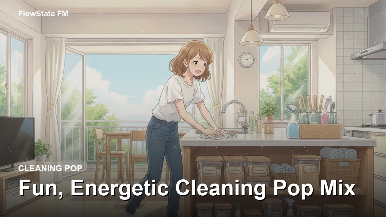 Cleaning Pop BGM Mix для готовки 【1.5 Hours】
