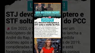Justiça brasileira: helicóptero devolvido, chefão solto 🚨
