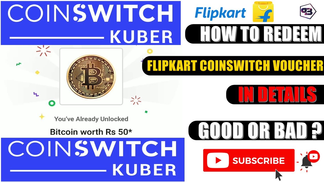 HOW TO REDEEM FLIPKART COINSWITCH KUBER VOUCHER DETAILS IN HINDI YouTube