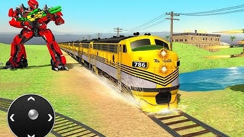 Futuristic Train Transforming Robot ~Train Robot Shooting Games~Android Gameplay #02.