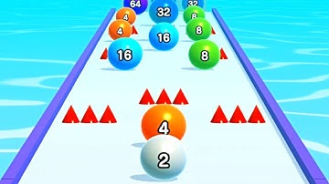 Ball Run 2048 Merge Number ! MAX LEVELS Gameplay Walkthrough New Update Part 253 android, ios