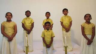 Video thumbnail of "All To Jesus I Surrender ( English/ Telugu -  Consecration Song) - Tranquil Tidings Children's Choir"