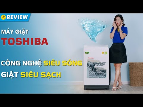 Máy giặt Toshiba: giặt siêu sóng Greatwaves, nhanh hơn, sạch hơn (AW-K 2020) • Điện máy XANH
