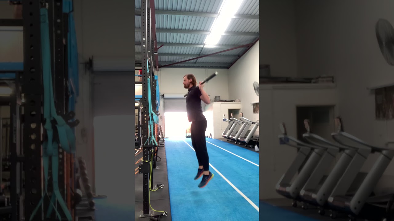 Barbell Drop Quarter Squat Jumps YouTube