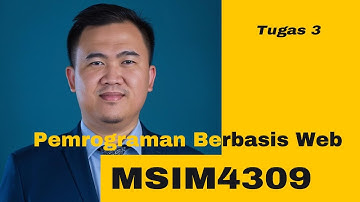 Tugas 3. Pemrograman Berbasis Web - MSIM4309