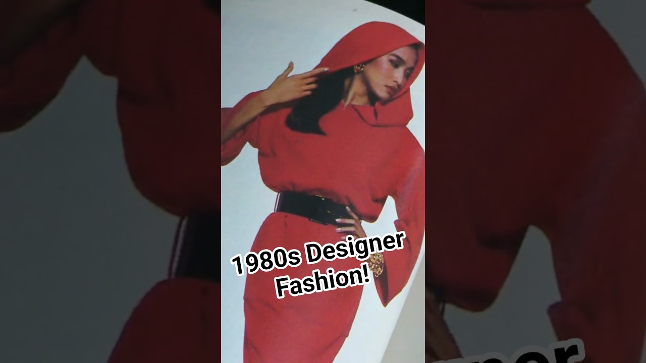 Vintage Dior, YSL & Givenchy & More // 1980's Vogue Magazine