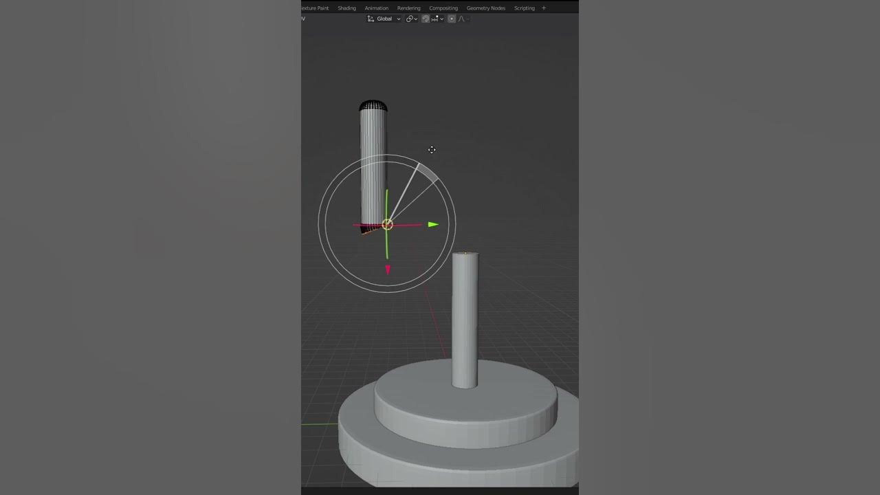 how to bend with spin tool blender 3.4 blender blender3d modelling 