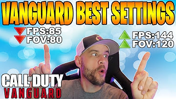 COD Vanguard BEST SETTINGS to Boost FPS Controller Graphics FOV Controller