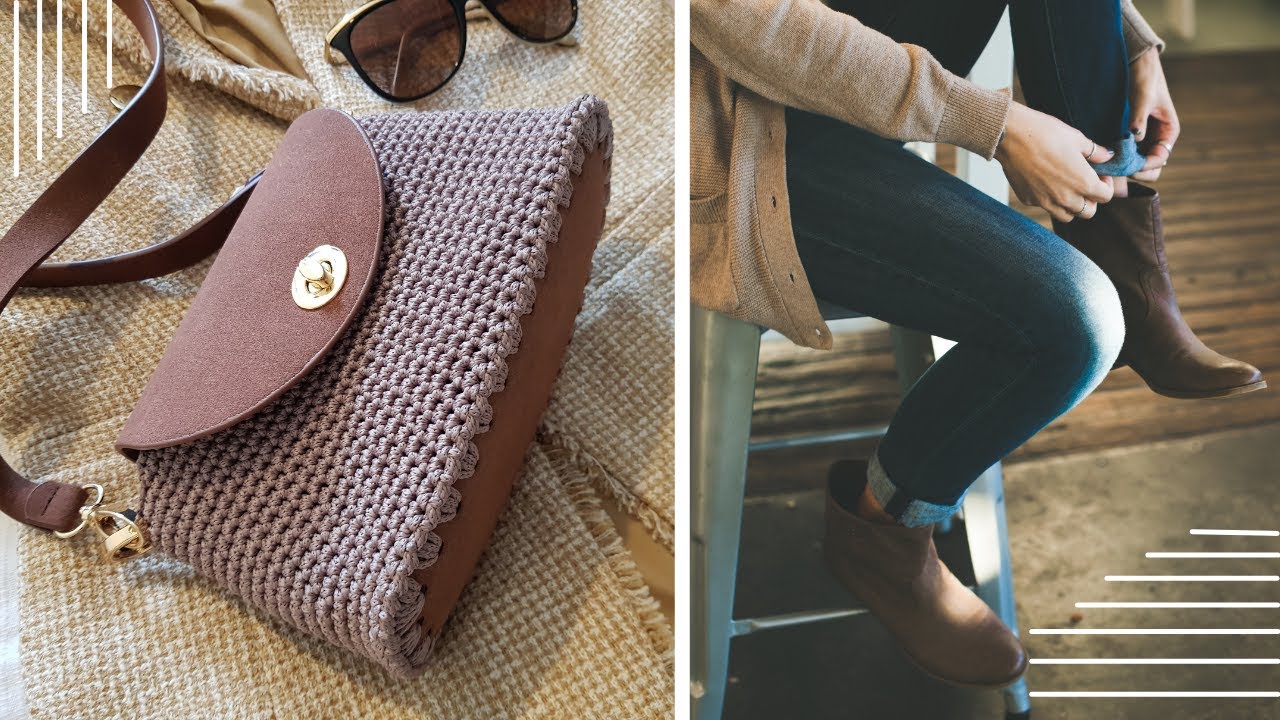 Super quick crochet bag tutorial