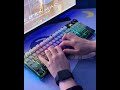 AULA Full Size Tri-Mode RGB Mechanical Keyboard 🔥 | Screen + Knob | Gradient Gray