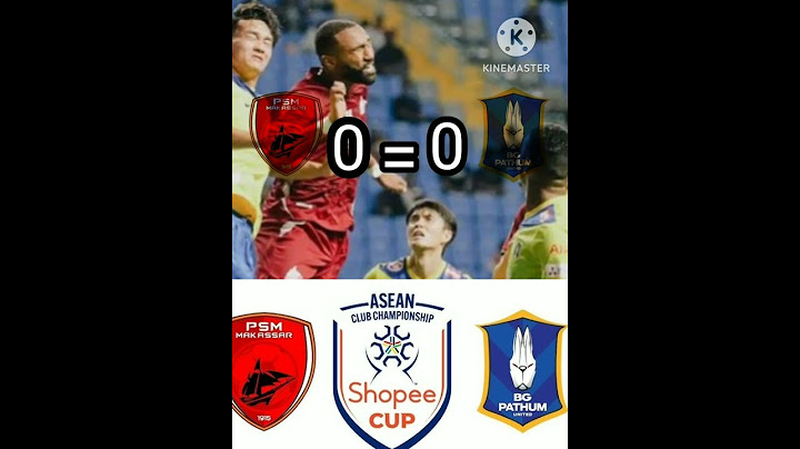 hasil akhir shopee Asean cup PSM Makasar berbagi poin dgn bg pathum wakil thailand