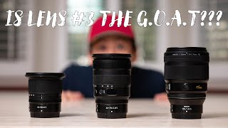 TOP 3 GREATEST NIKON Z Mirrorless Lenses I've EVER Used: 2024 Edition