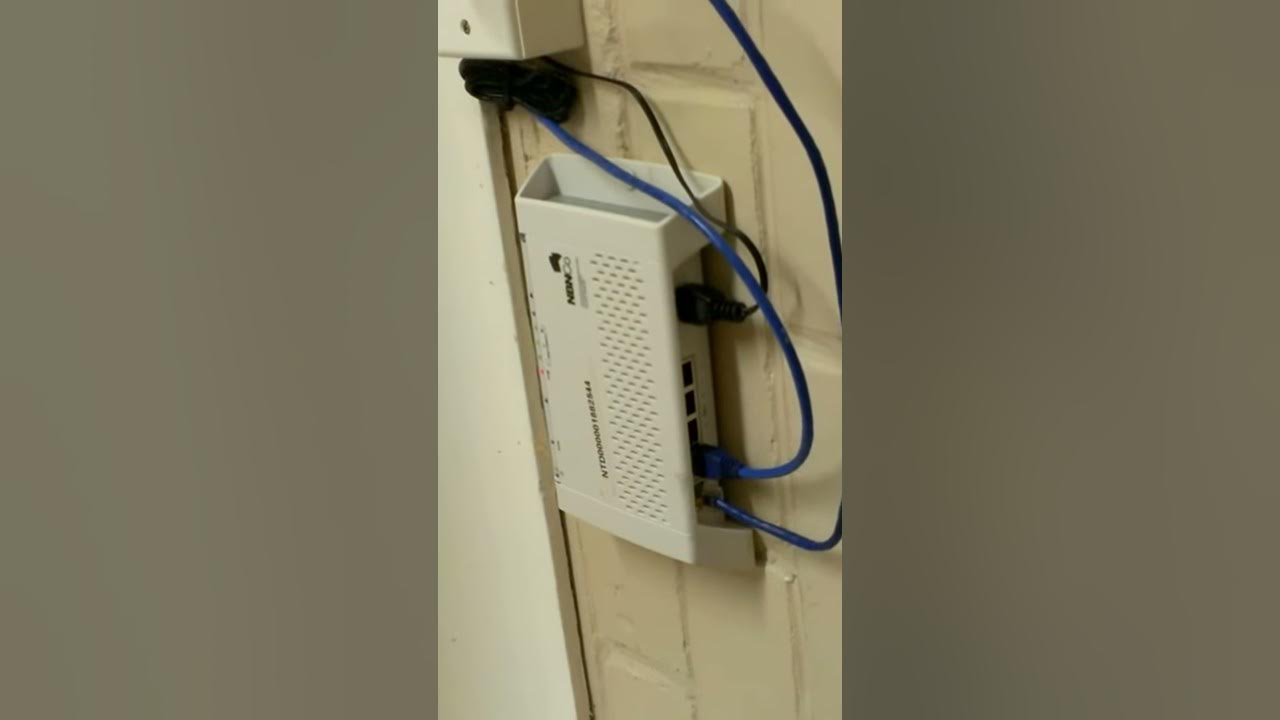 Lights on nbn box part 2 YouTube