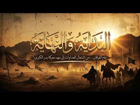 البداية والنهاية الحلقة 29 ما لا تعرفه عن معركة بدر رؤيا عاتكة خيانة إبليس ونزول الملائكة