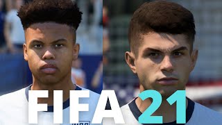 FIFA 21 | All USA Real Faces