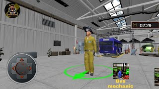 Bus mechanic auto repair shop :game play :best mobile game screenshot 4