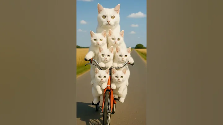 Cute cat 🐈🐈#cat #catvideo #funny #shorts #aicatstory #ai #aiart #shortsfeed #cartoon #viral #trend