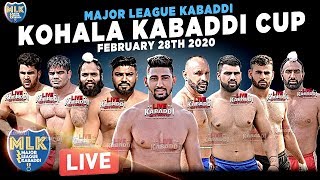 🔴LIVE - Kohala (Jalandhar) Kabaddi Cup 2020 - Major League Kabaddi