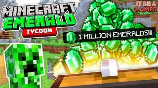 Getting RICH in Minecraft!! - Minecraft Emerald Tycoon! - Zebra