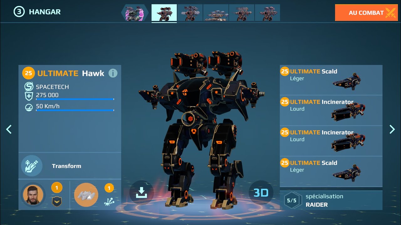 NEW ULTIMATE HAWK on the test serveur 