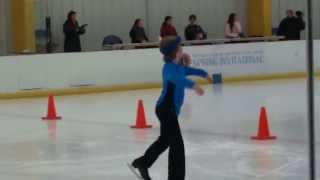 Nicholas Cushman Compulsory Basic 8 GOLD medal win! (no music routine) 5-19-2013