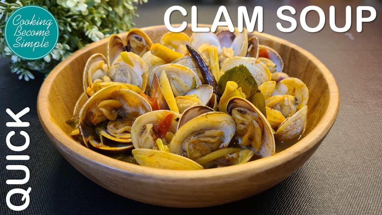 Clam soup recipe Tinolang Halaan sea clams or shellfish