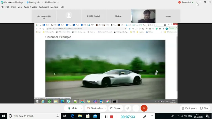 AEM Content Author video_1 Real time video for proxy
