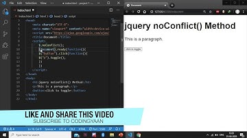 26.jQuery - The noConflict() Method In hindi | jQuery Tutorial in Hindi