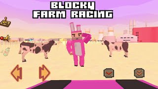 Blocky Farm Racing & Simulator: Find a New Ranch to Harvest Grains | City Explorarion screenshot 3