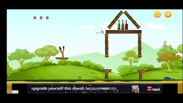 How to get 3 stars in bottle shooting game Forest world stage 32