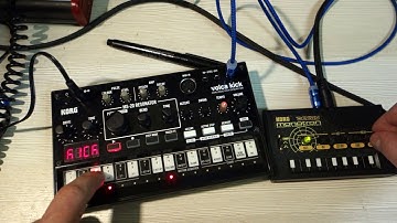 Volca Kick and Monotron Delay #1