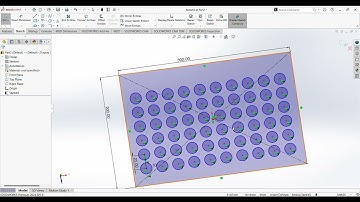 How to use linear sketch pattern  in solidworks