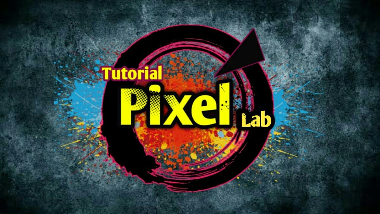 Tutorial cara membuat desain  logo  tulisan  di pixellab 