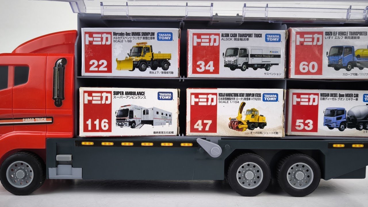 🚛 トミカ☆はたらく車コンボイ出動！消防車＆ブルドーザーセット☆｜Tomica Working Convoy 2026
