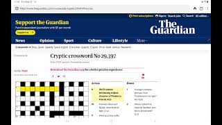 Guardian Cryptic Crossword (Friday, 31 May 2024)