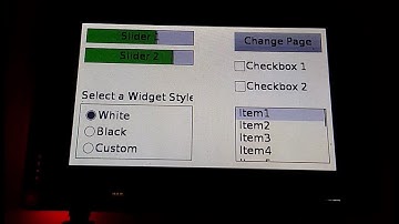 KeilC & STM32F7 - uGFX Demo 003: Widgets