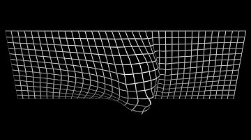 3D animation for the show. 3D animation on the grid. Grid animation. Human head. VJ loop. VFX.