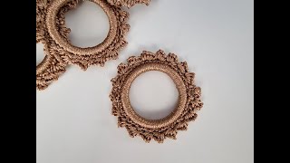 Polyester Makrome İpi̇nden Peçete Halkasi Yapimi Adım Adım Anlatım How To Make A Napkin Ring ?