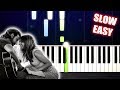 Lady Gaga, Bradley Cooper - Shallow (A Star Is Born) - SLOW EASY Piano Tutorial by PlutaX