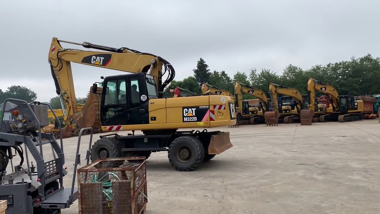 (4005) Caterpillar M 322 D Mobilbagger
