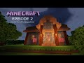 Minecraft Survival Longplay Episode 2 | FIRST HOME, FARMING, ABANDONED MINE