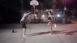 Basketball: Sam Hunt vs Wife, Hannah Lee Fowler