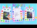 DIY - FUNNY UNICORN POP IT SCHOOL SUPPLIES -  Magic Drawing Board - Easy School Hacks