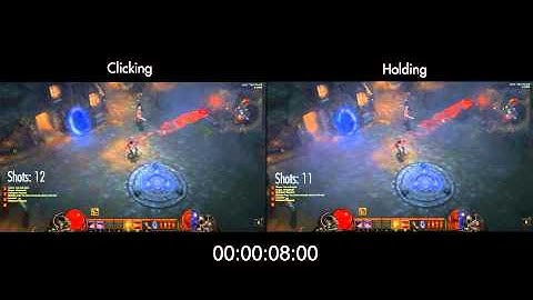 Diablo 3 Clicking vs Holding