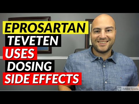 Eprosartan (Teveten) - Uses, Dosing, Side Effects | Medication Review