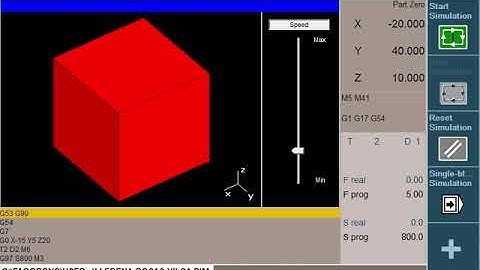 Ejercicio de fresadora CNC
