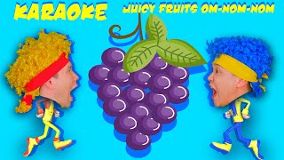 Juicy Fruits Om-Nom-Nom (Karaoke) | D Billions Kids Songs
