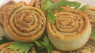 لفائف الزعتر بطريقة سهلة وسريعة ? How to make zaatar rolls